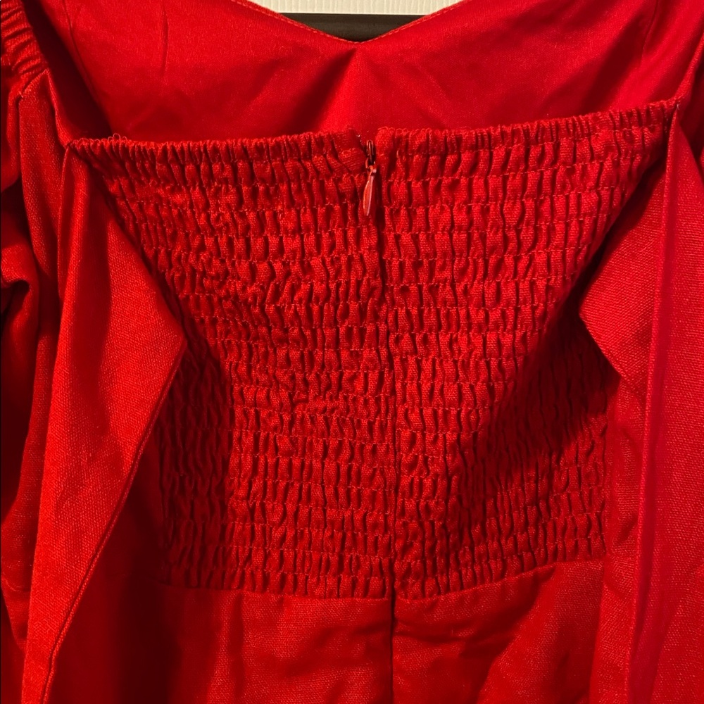 NWT Miami for Francesca’s dress, balloon sleeves, bow - Picture 5 of 10